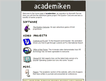 Tablet Screenshot of academiken.com